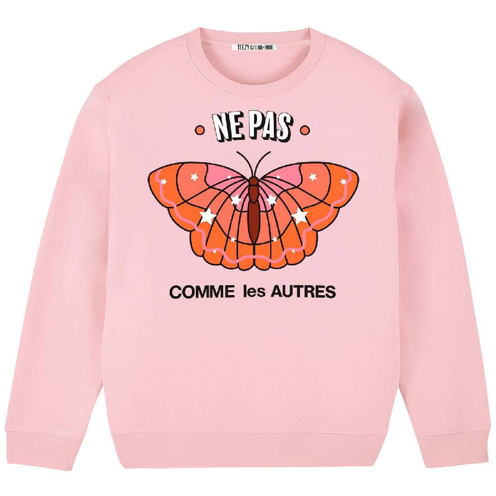 NIL+MON Sweatshirt "TZ Ne Pas Red"
