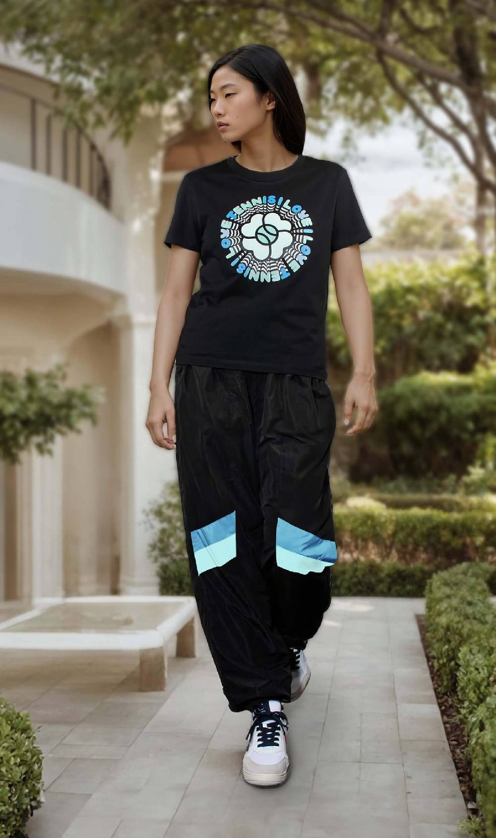 NIL+MON T-Shirt "Circle Blue"