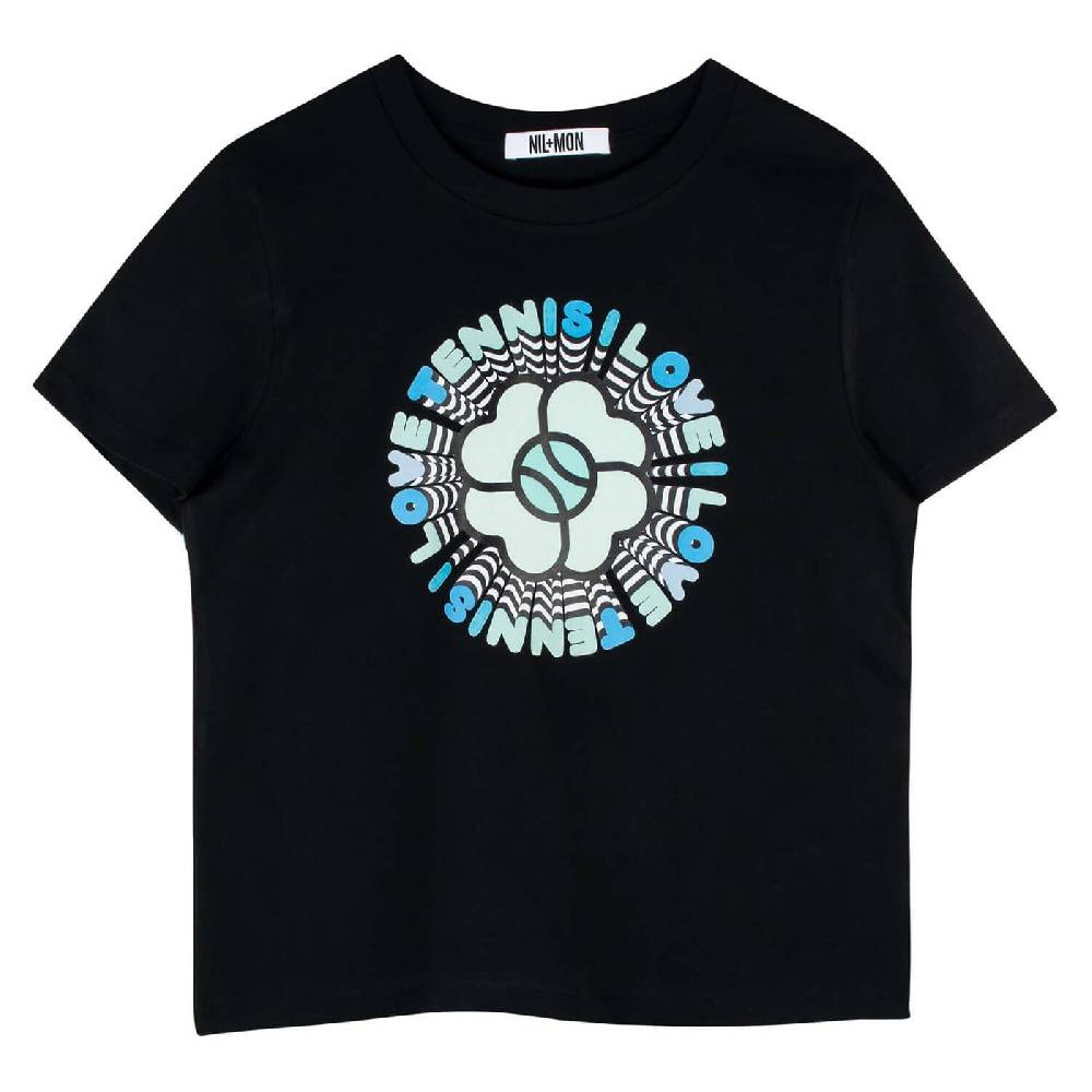 NIL+MON T-Shirt "Circle Blue"