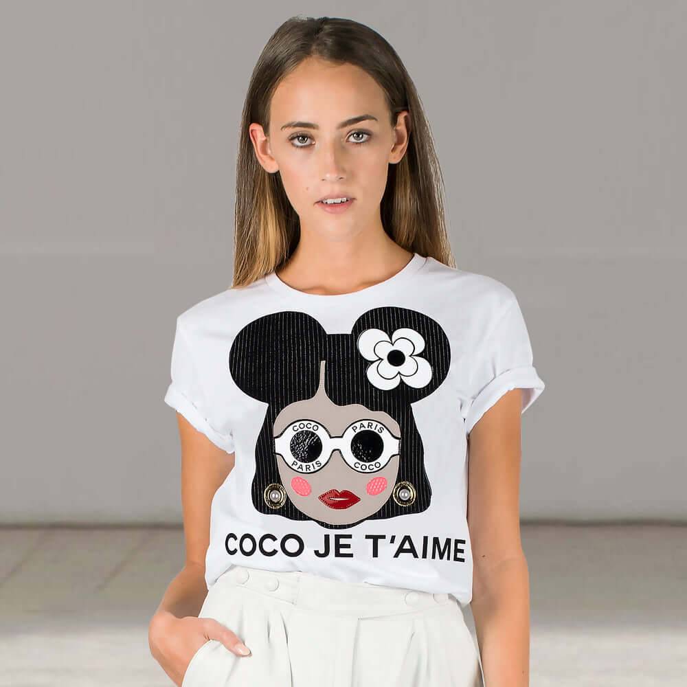 NIL+MON T-Shirt "Coco Je"