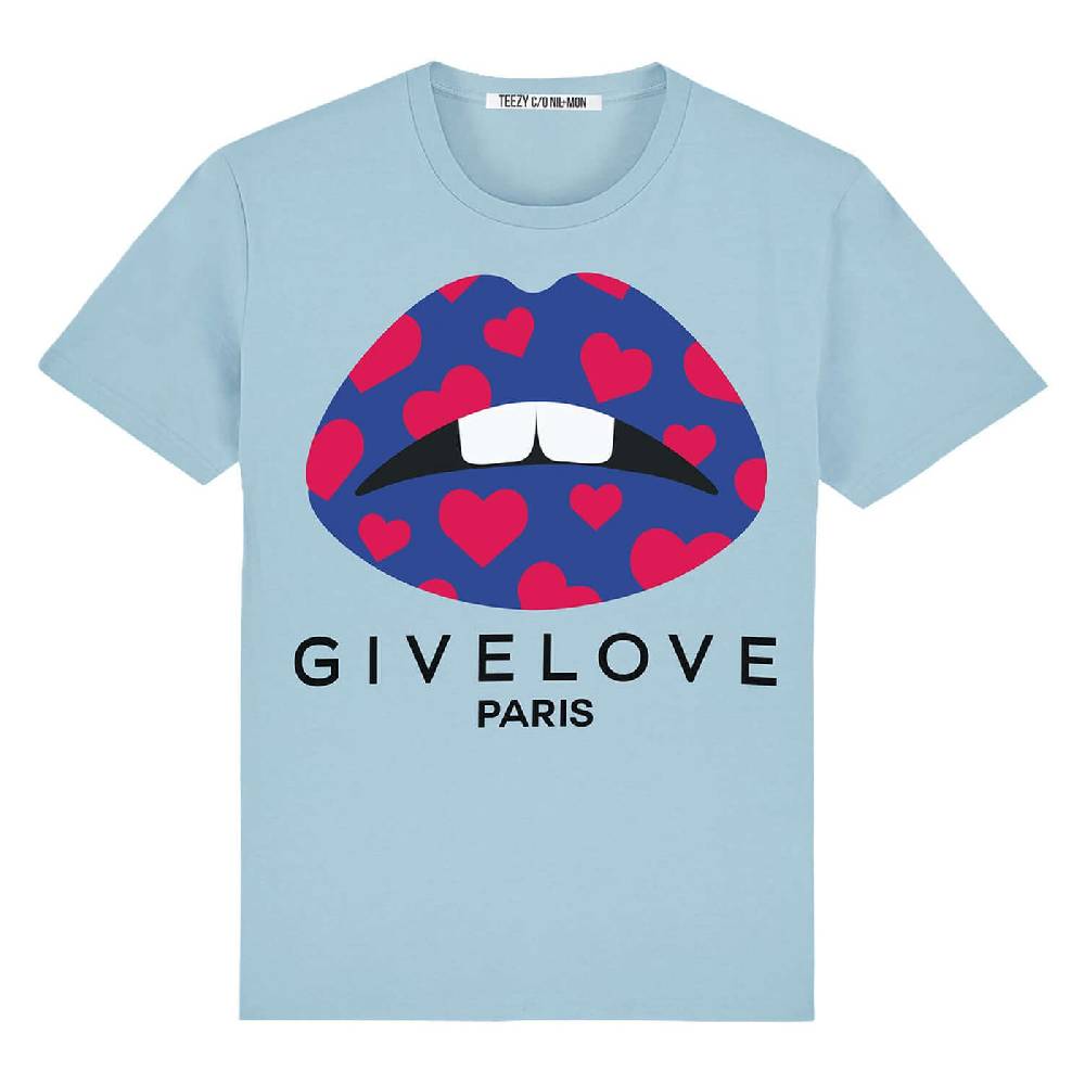NIL+MON T-Shirt "TZ Givelove Blue"