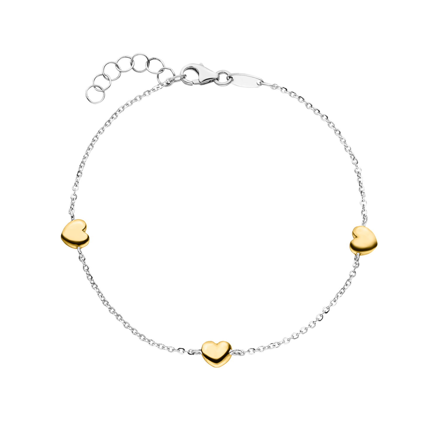 Nina Kastens Bicolor Heart Bracelet