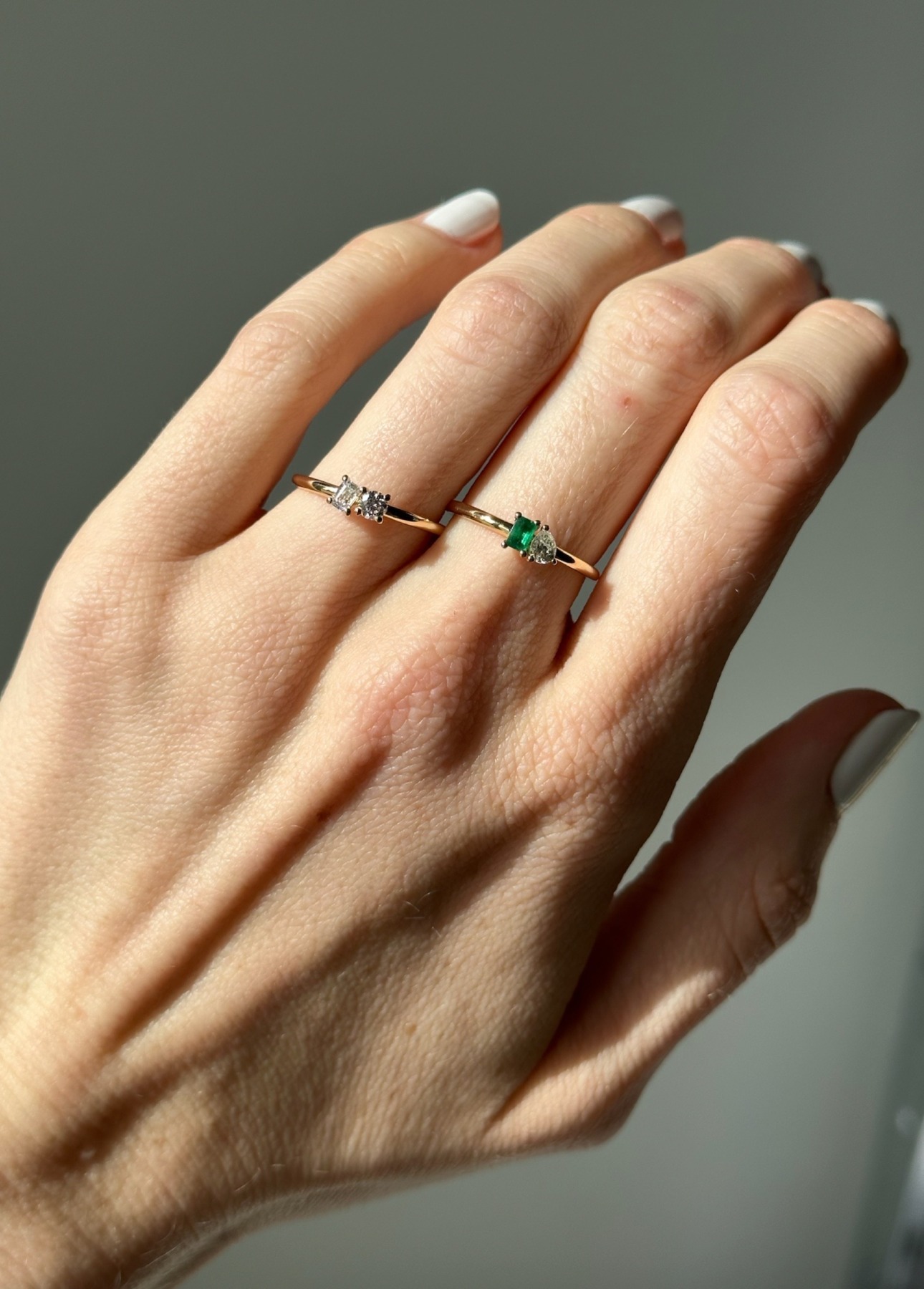 Nina Kastens Diamond 2-Stone-Ring