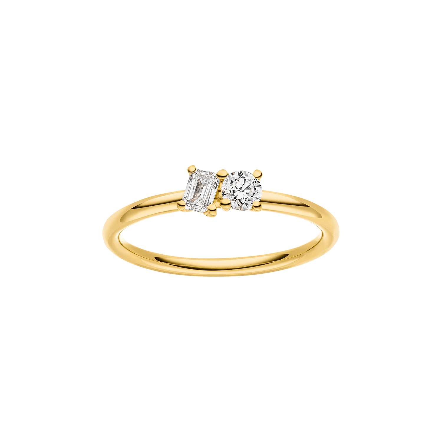 Nina Kastens Diamond 2-Stone-Ring