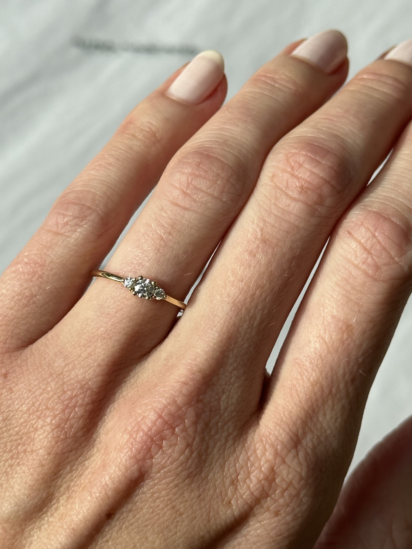 Nina Kastens Diamond 3-Stone-Ring