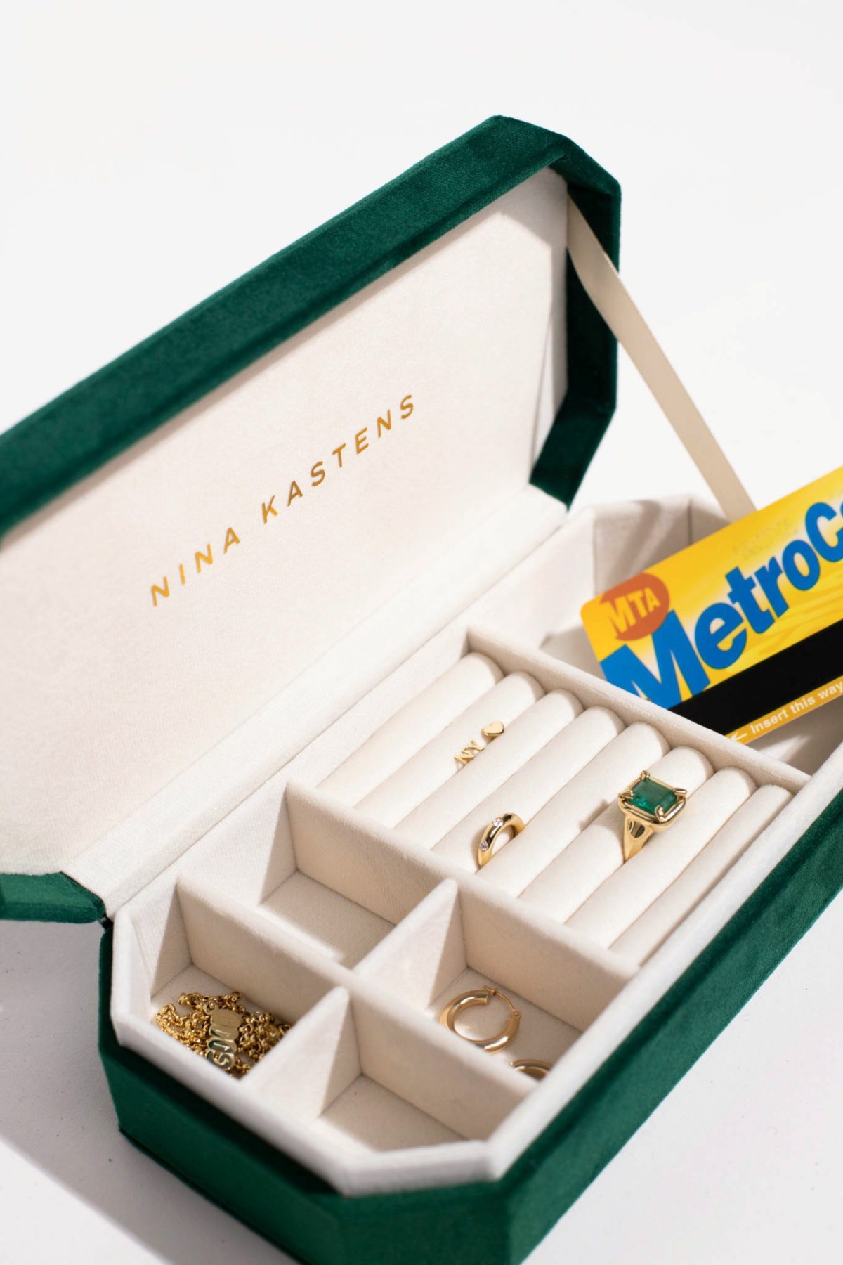 Nina Kastens Have A Nice Day Jewelry Box Green