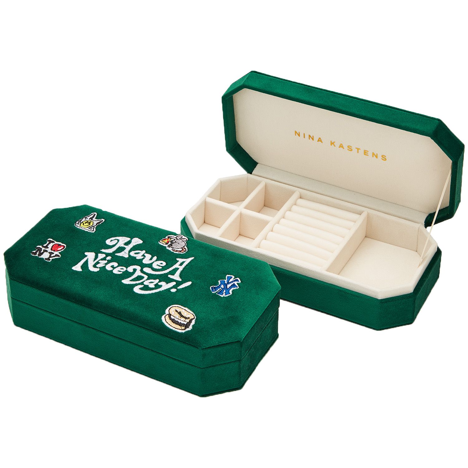 Nina Kastens Have A Nice Day Jewelry Box Green