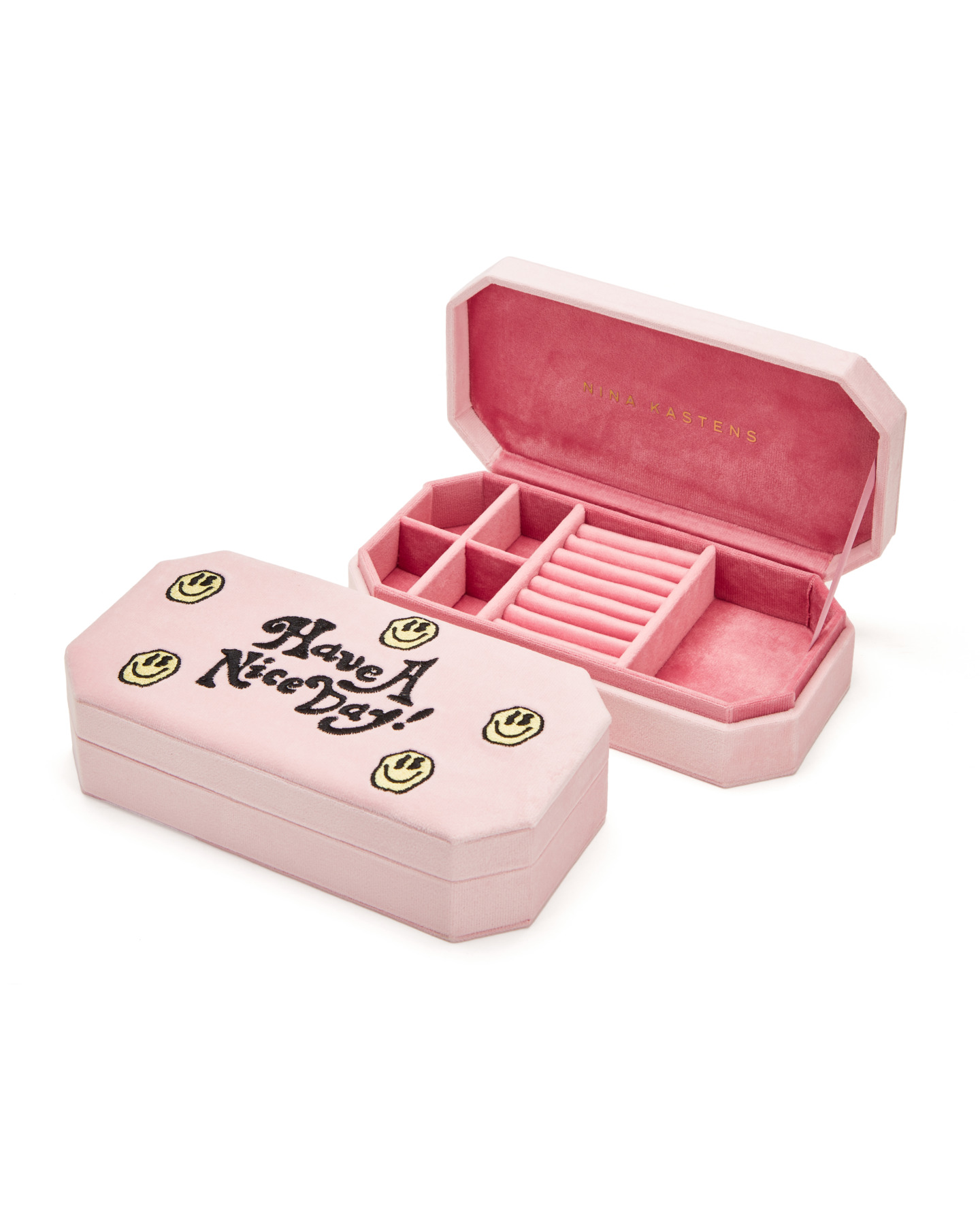 Nina Kastens Have A Nice Day Jewelry Box Pink