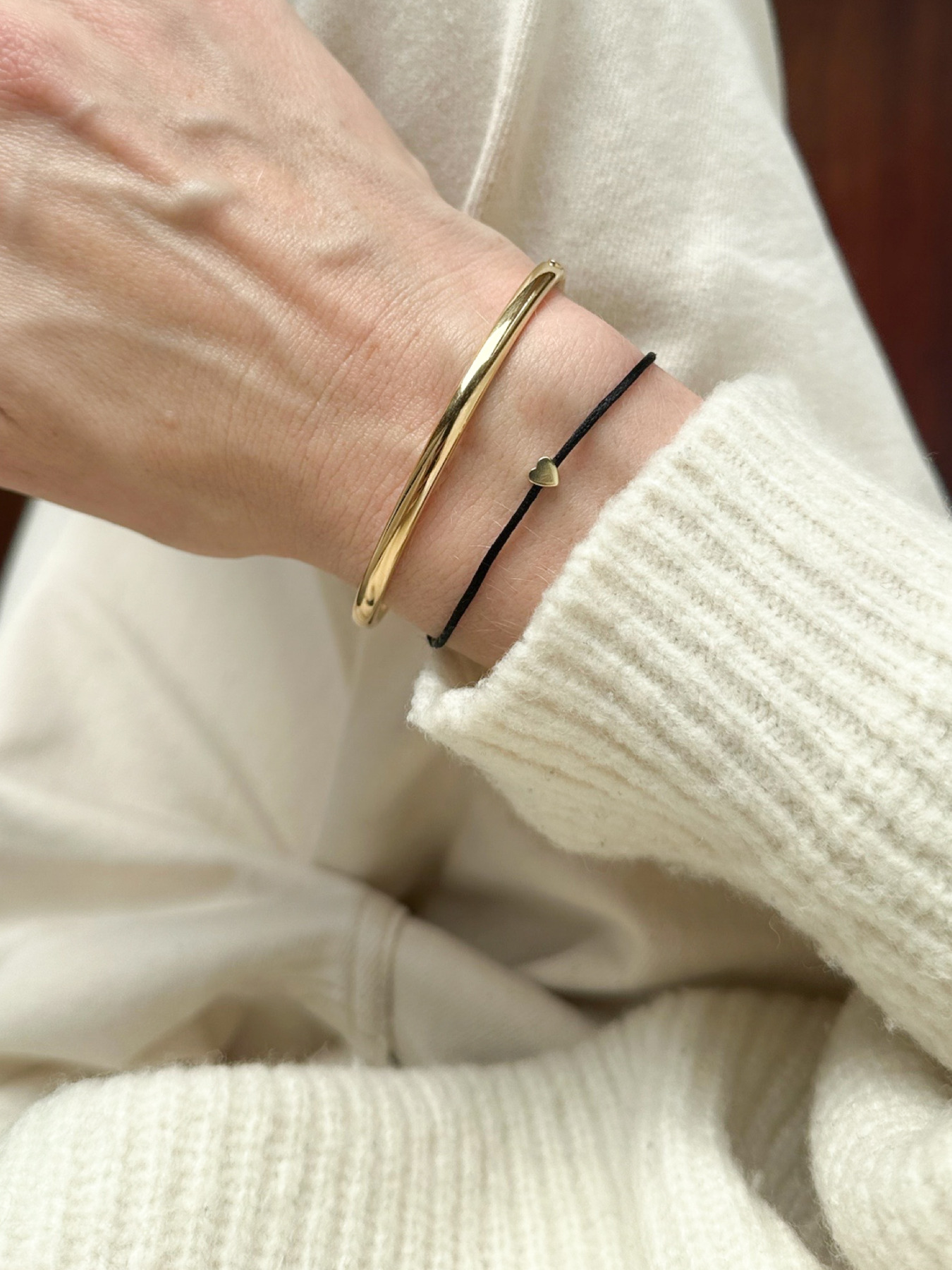 Nina Kastens Heart Bracelet Black