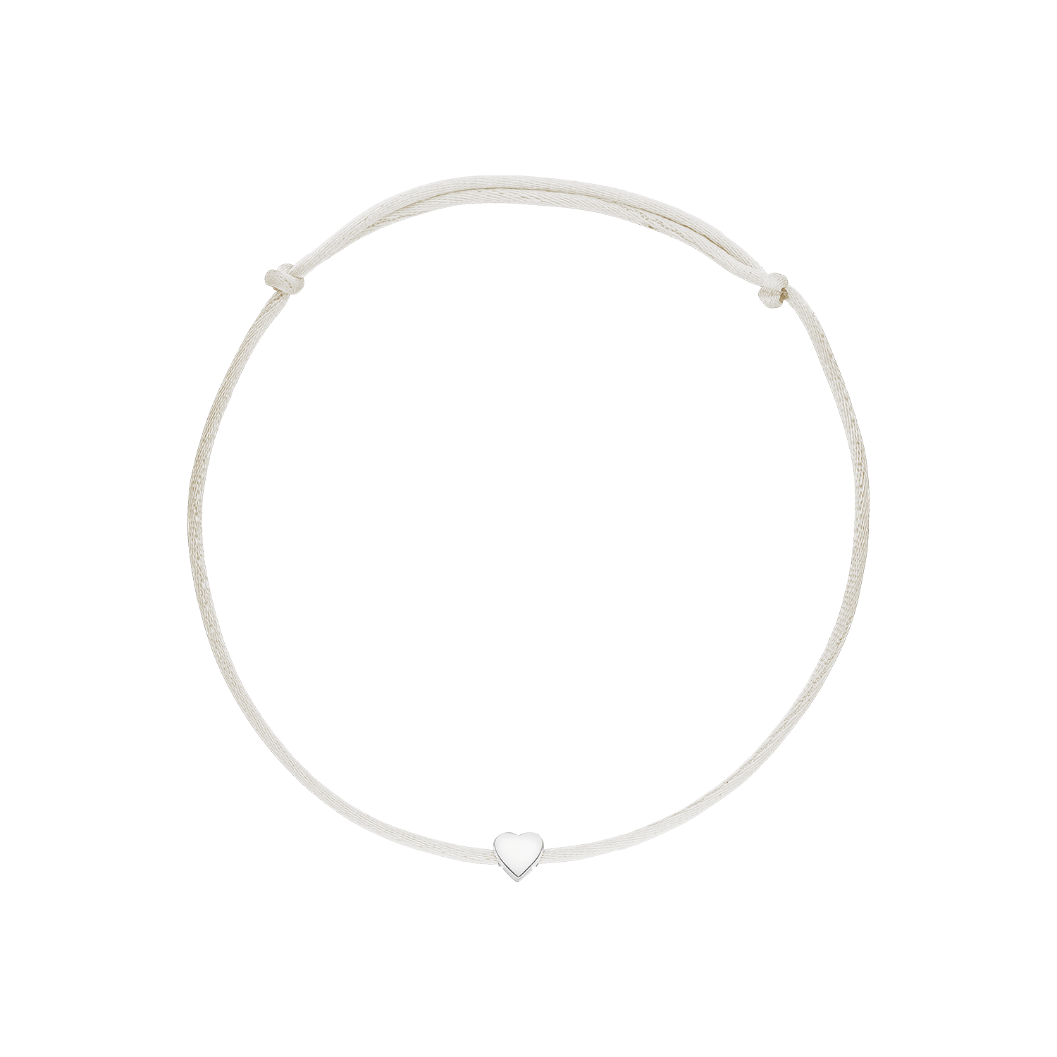 Nina Kastens Heart Bracelet White WG