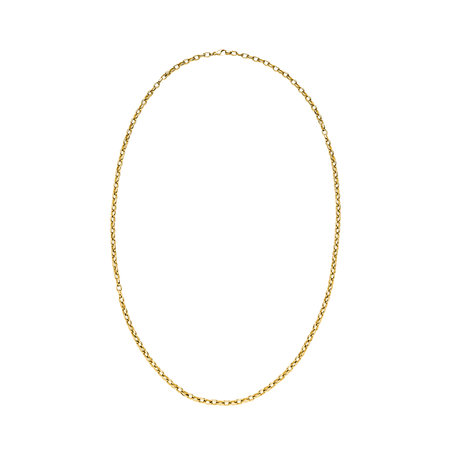 Nina Kastens Long Oval Chain Necklace