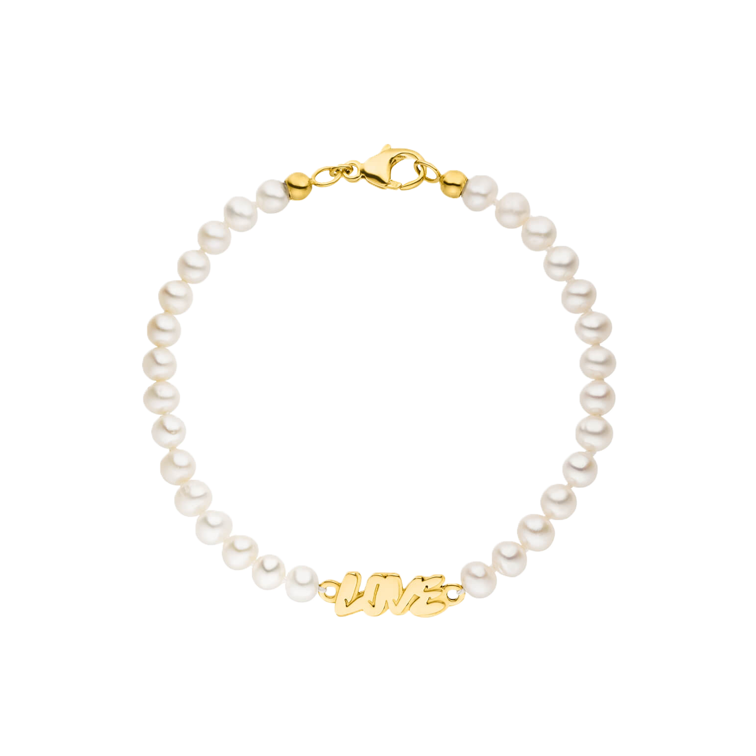 Nina Kastens LOVE Graffiti Pearl Bracelet