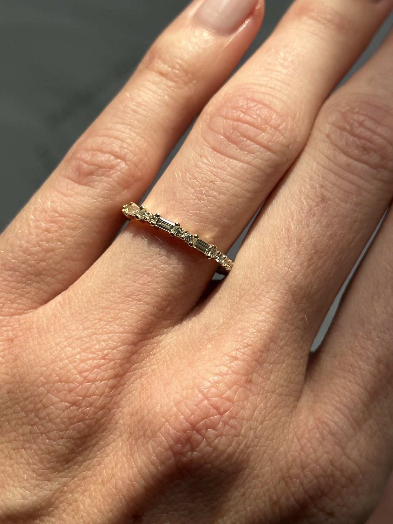 Nina Kastens Mixed Shapes Eternity Ring