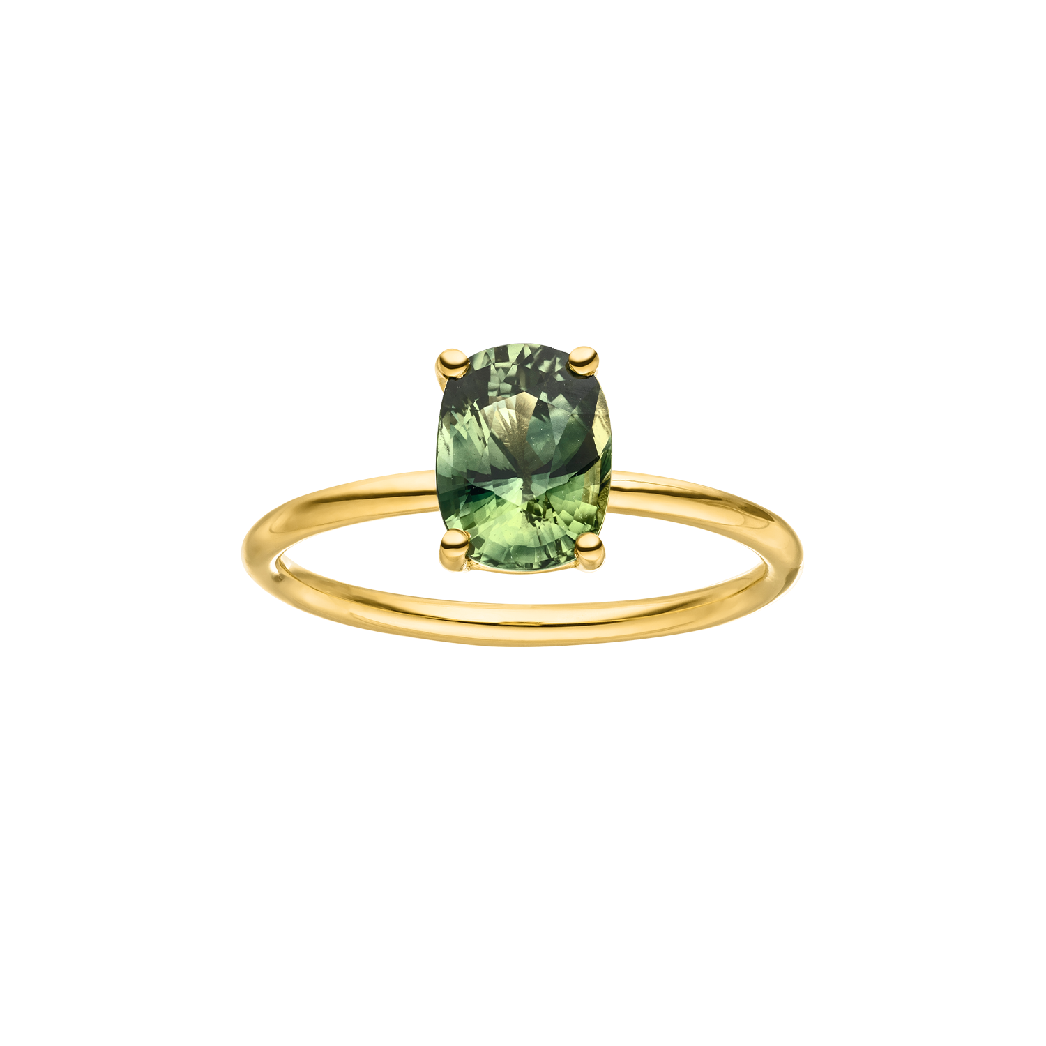 Nina Kastens Oval Green Sapphire Ring