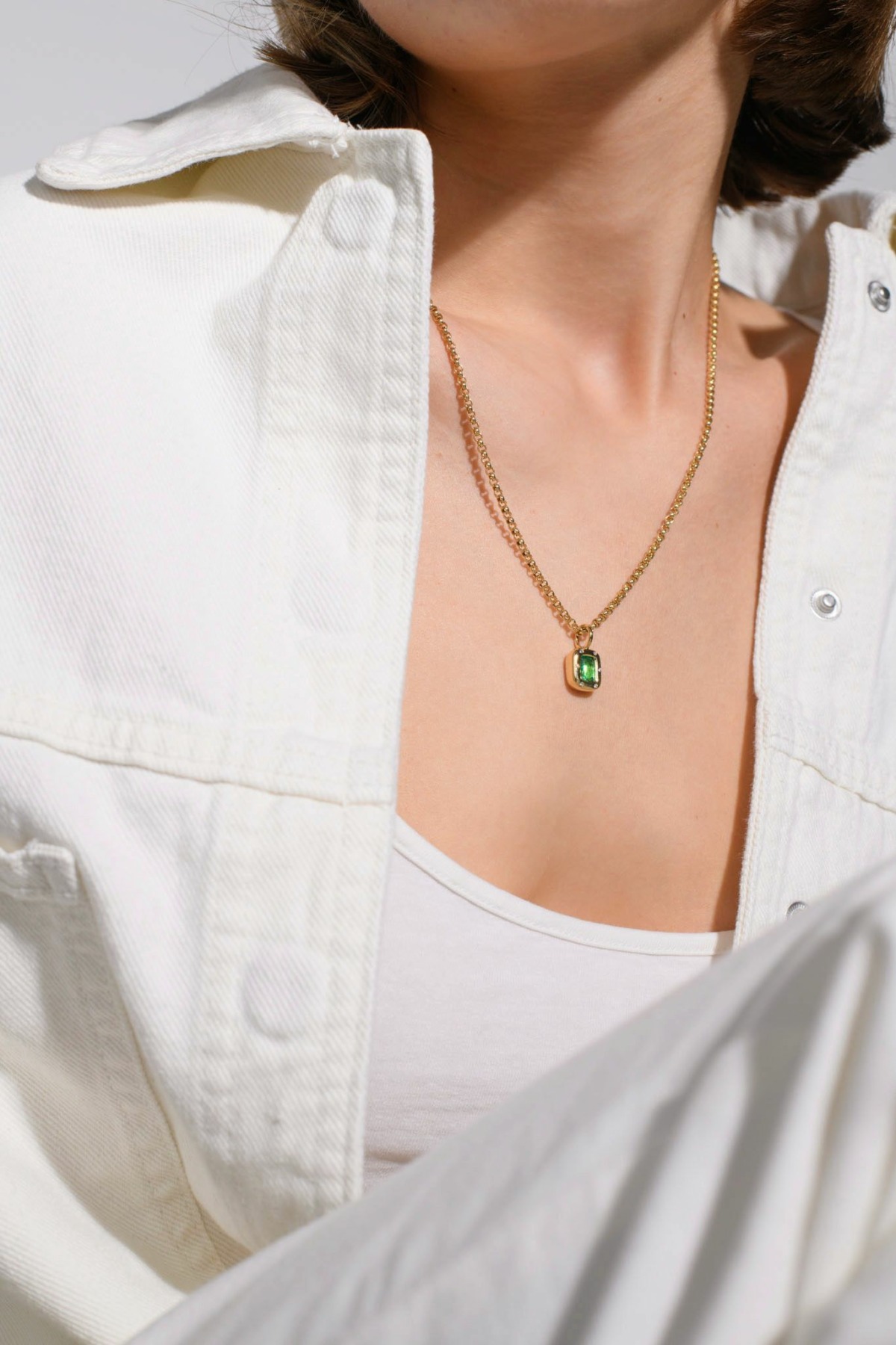 Nina Kastens Subway Pendant Emerald