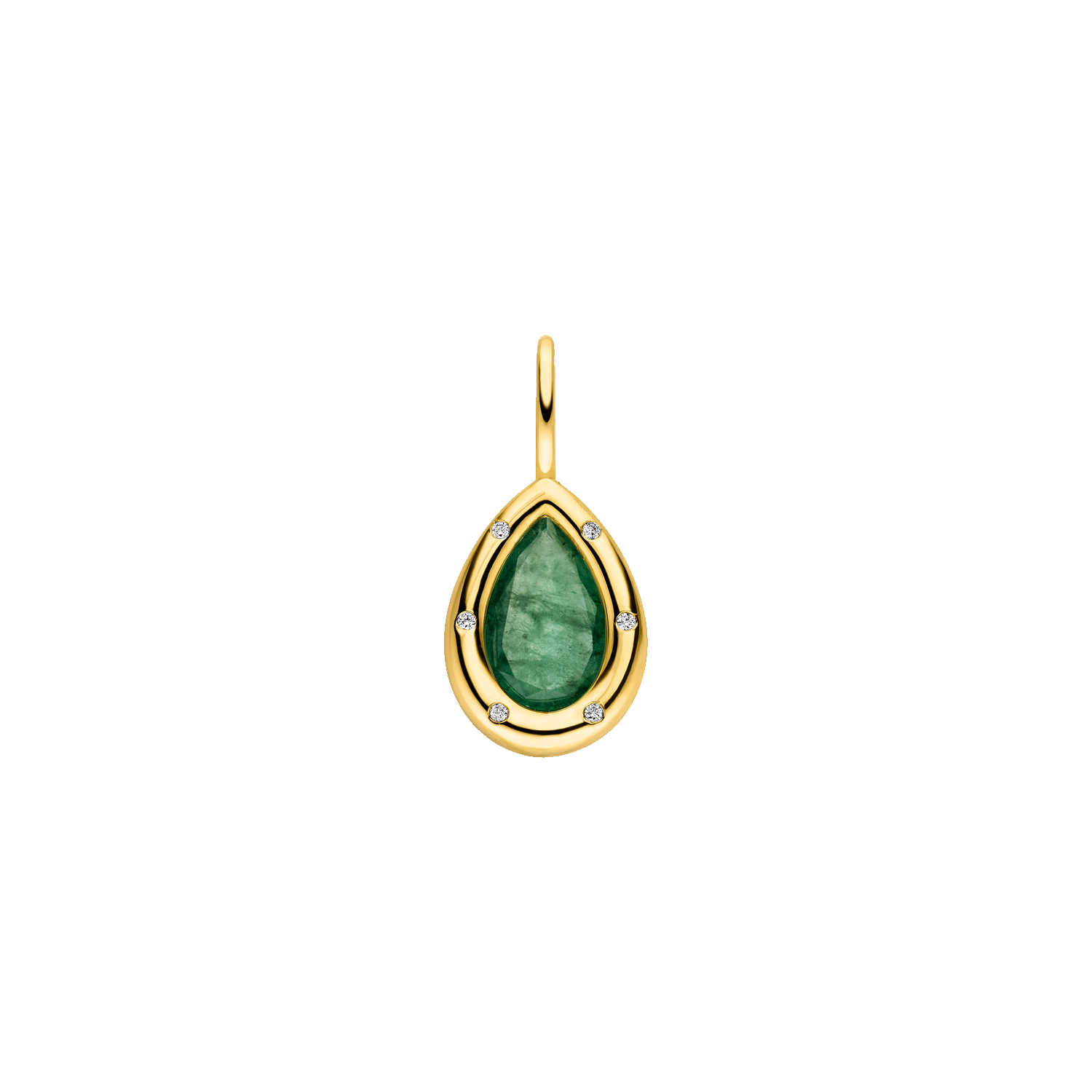 Nina Kastens Subway Pendant Emerald Big Pear