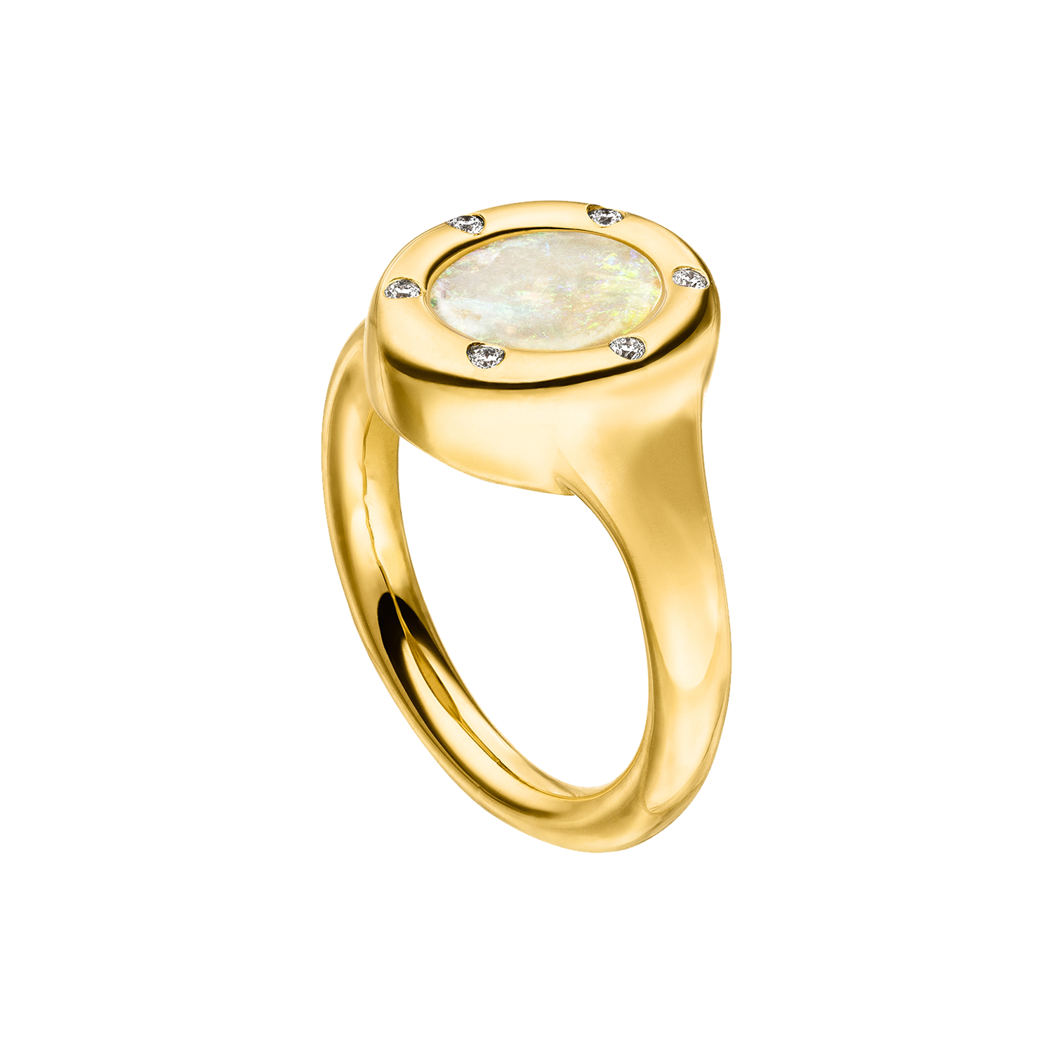 Nina Kastens Subway Ring Opal