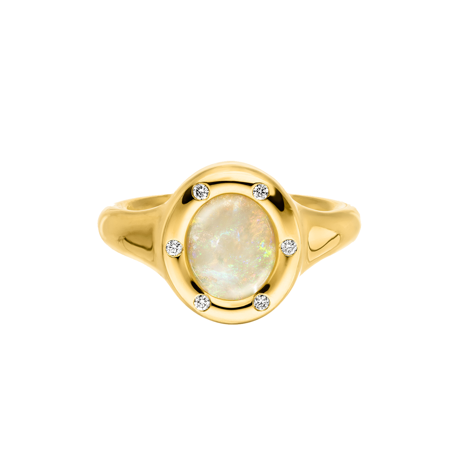 Nina Kastens Subway Ring Opal