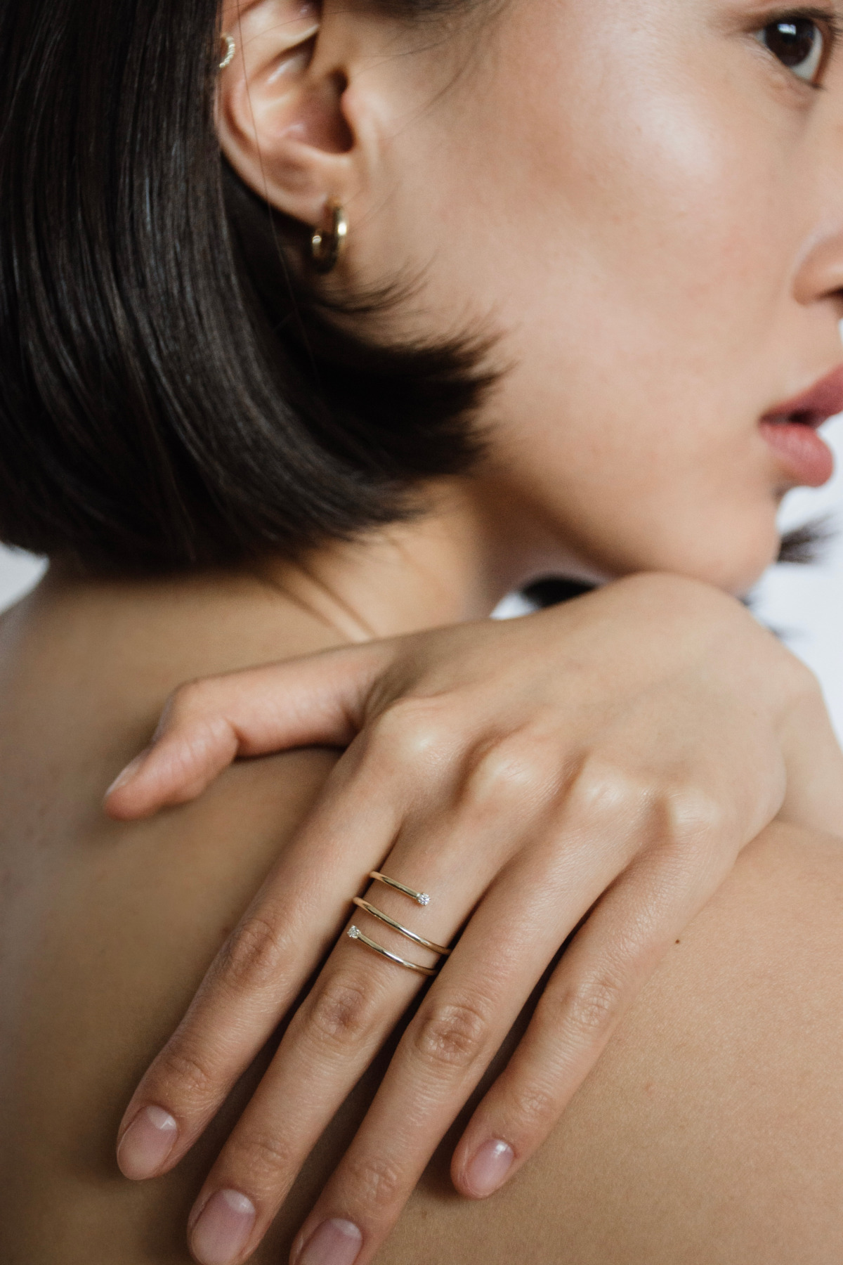 Nina Kastens Twisted Diamond Ring