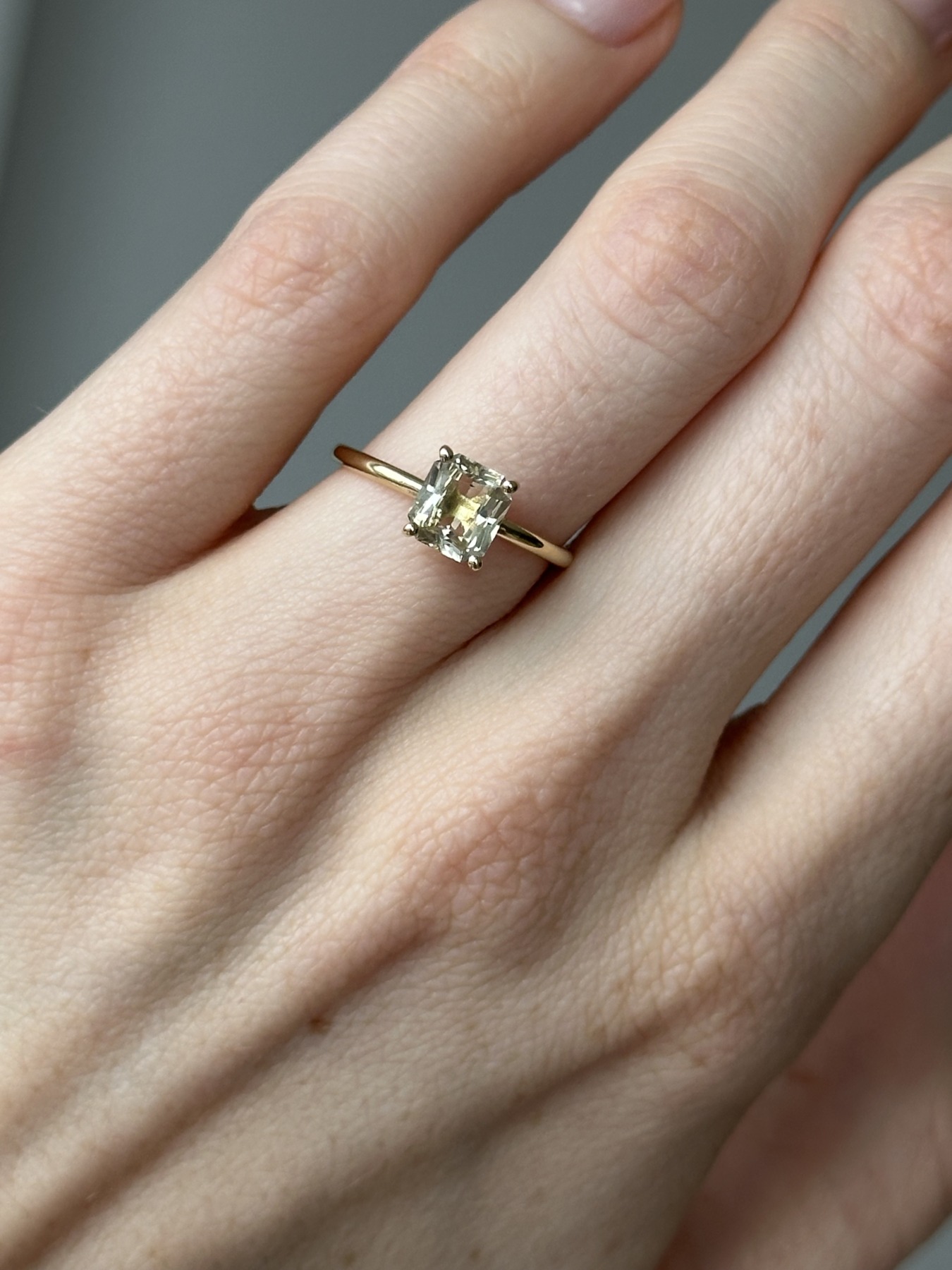 Nina Kastens Yellow Sapphire Ring