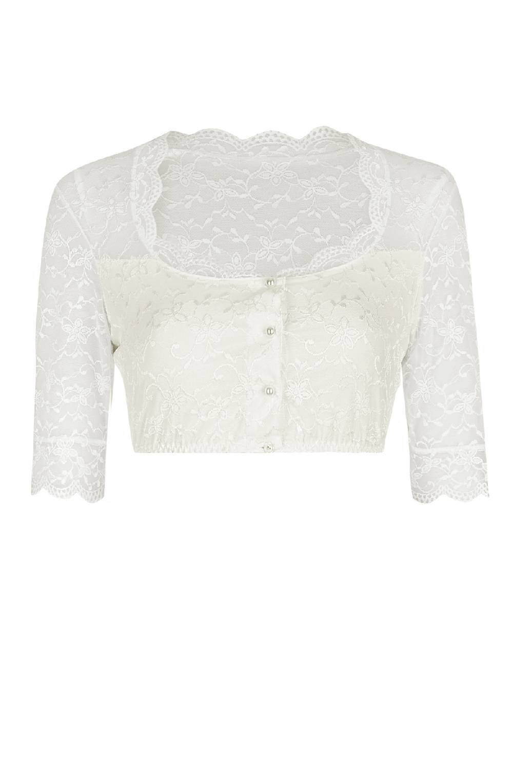 Nina Von C. Dirndl-Bluse Doris, Halbarm