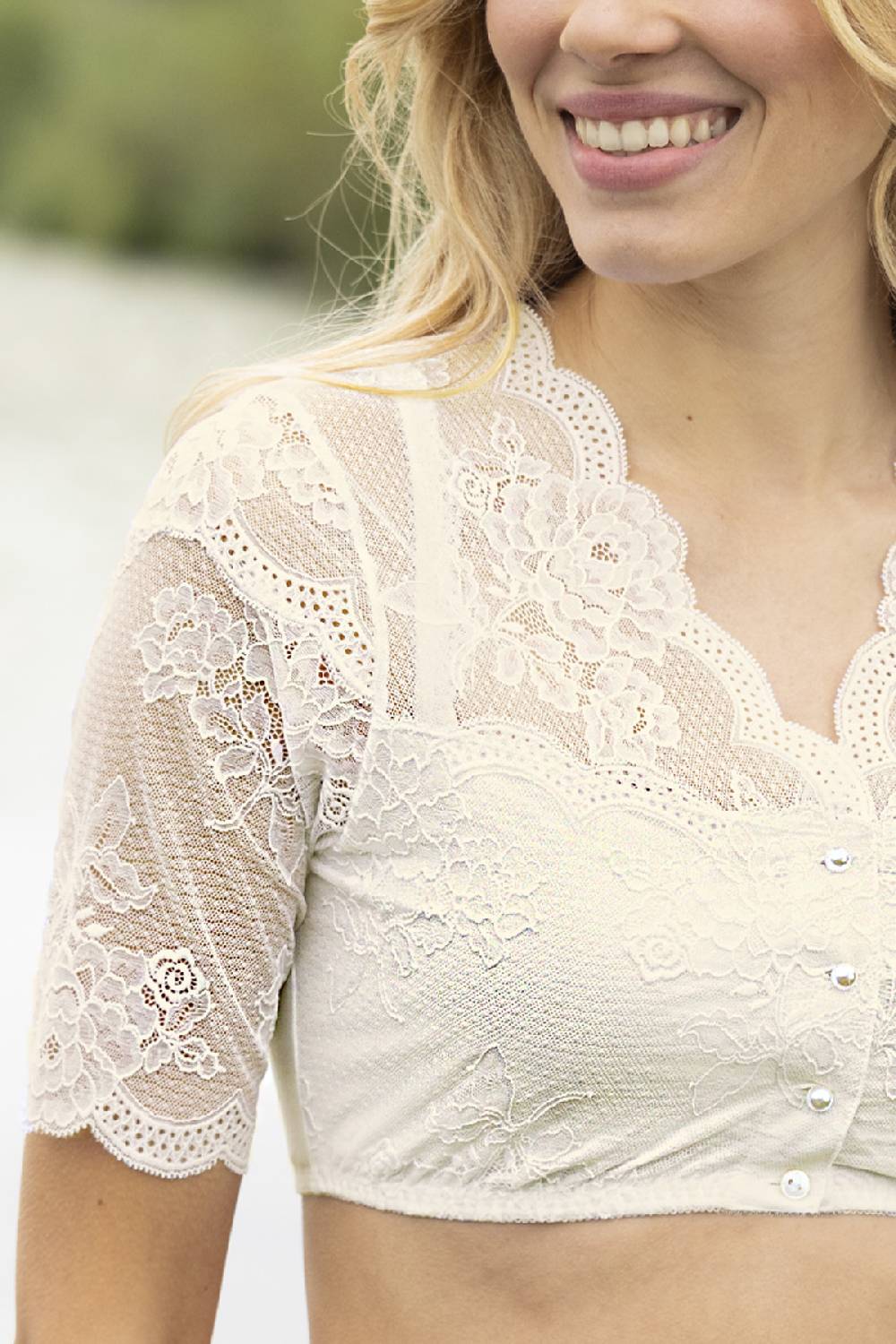 Nina Von C. Dirndl-Bluse Julia, Halbarm