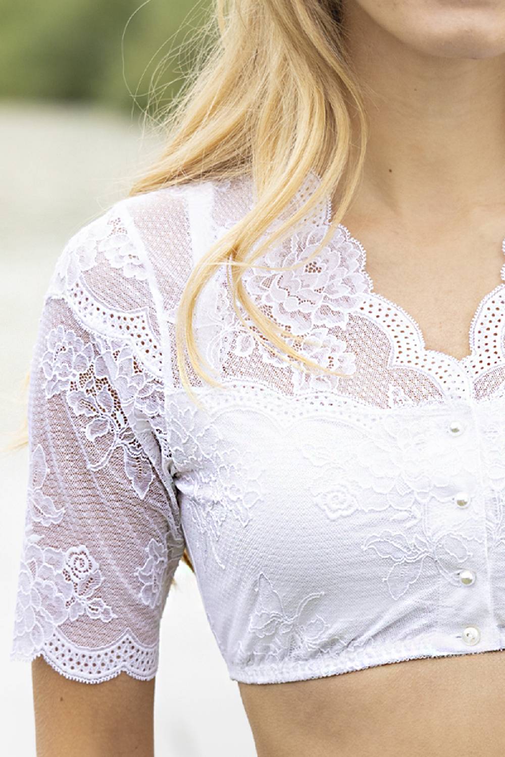 Nina Von C. Dirndl-Bluse Julia, Halbarm