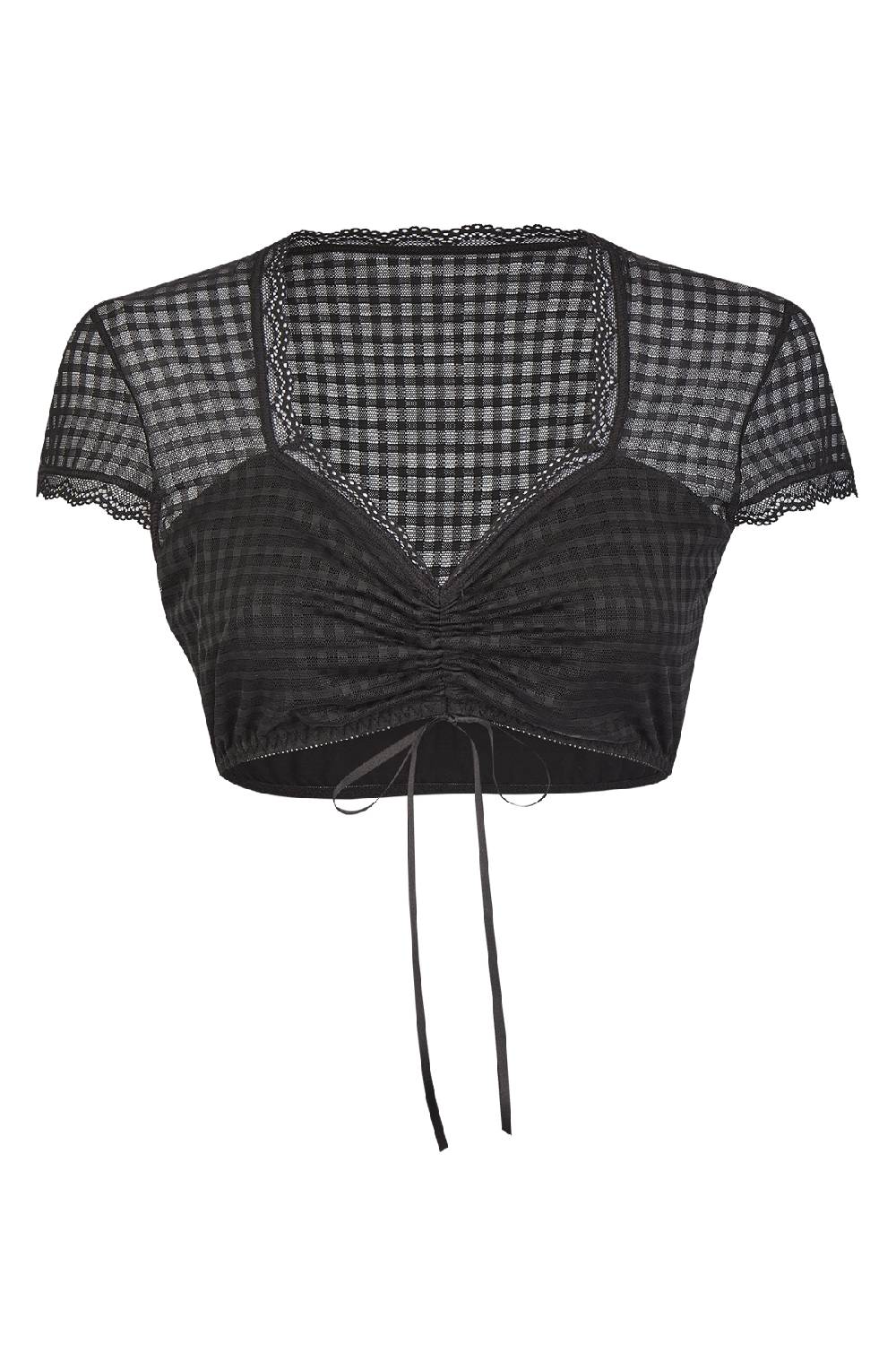 Nina Von C. Dirndl-Bluse, kurzarm