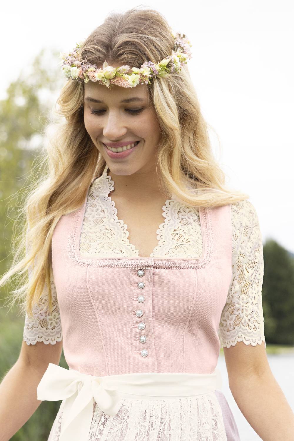 Nina Von C. Dirndl-Bluse Melina, halbarm