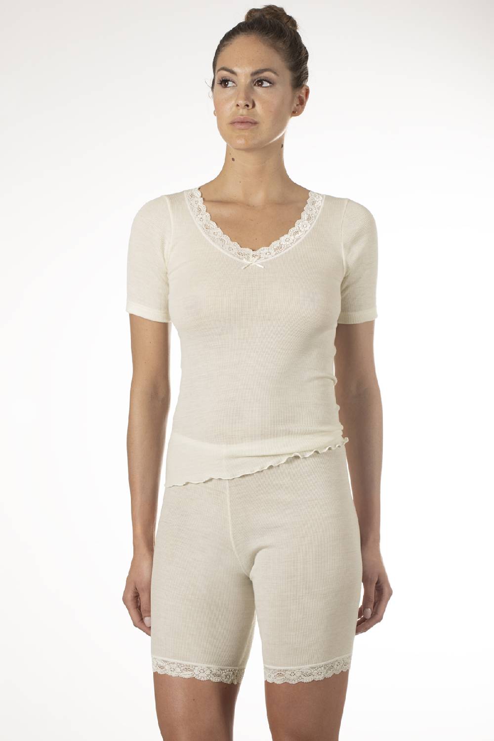 Nina Von C. Long Pants, WOOL SILK