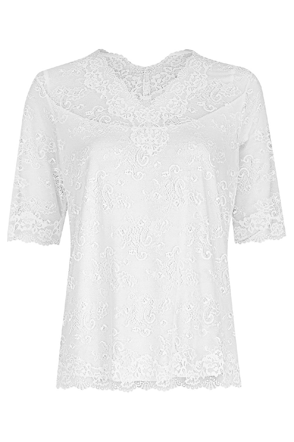 Nina Von C. Spitzenshirt, halbarm