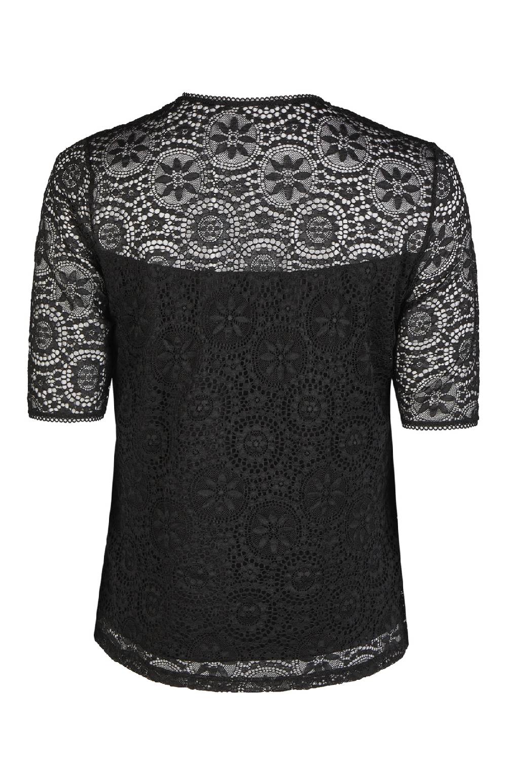 Nina Von C. Spitzenshirt, Halbarm