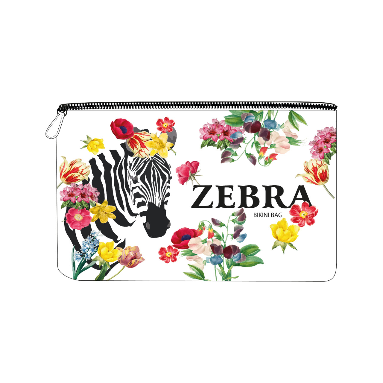 Nitzsche Accessoires Bikinibag Mit Buntem Zebra-Muster