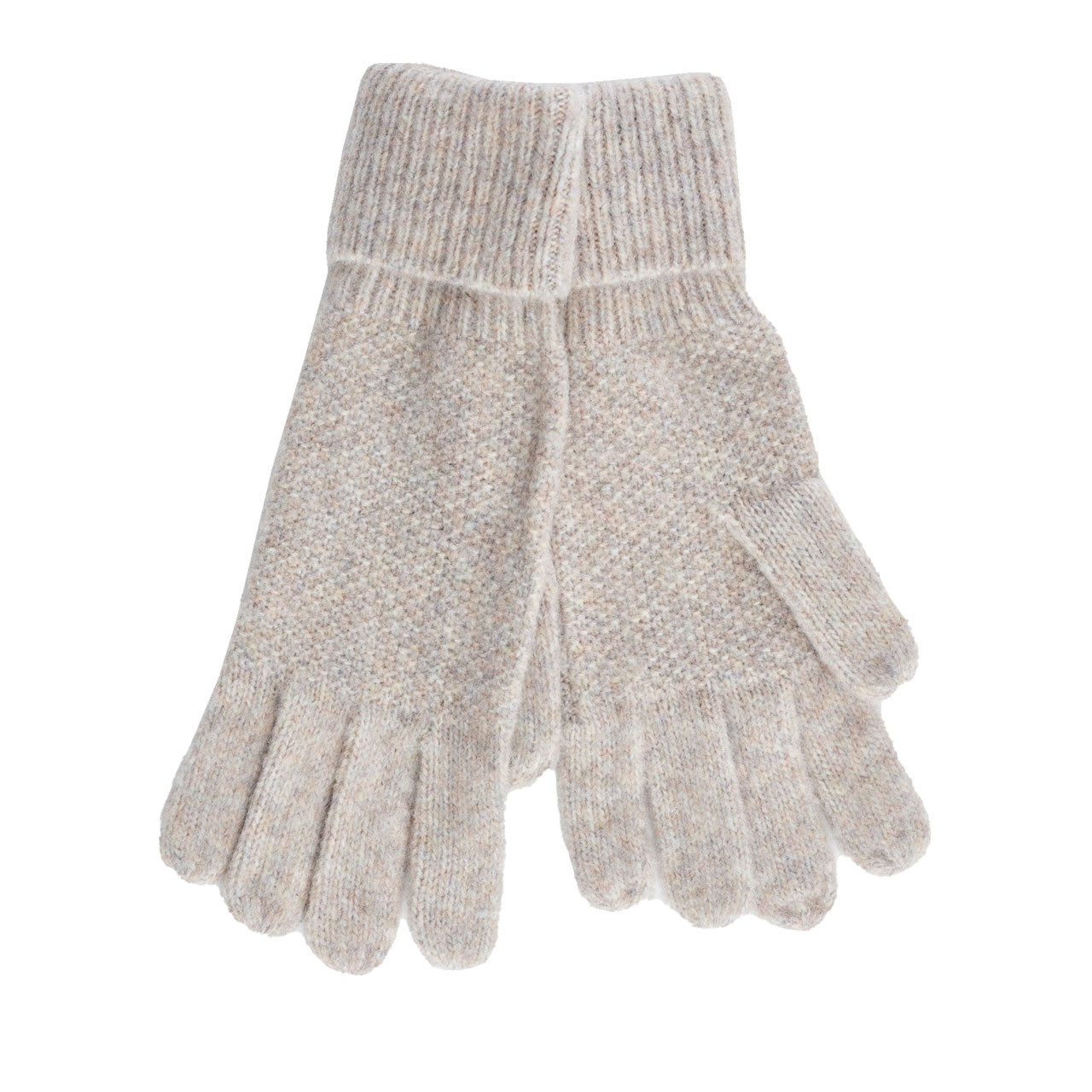 Nitzsche Accessoires Damenstrickhandschuhe In Melange Optik