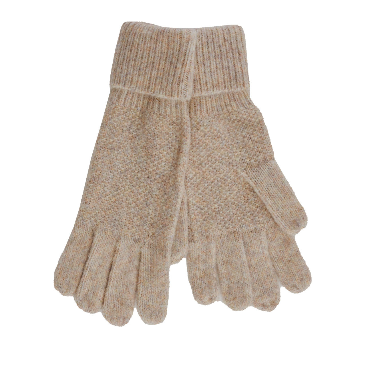 Nitzsche Accessoires Damenstrickhandschuhe In Melange Optik