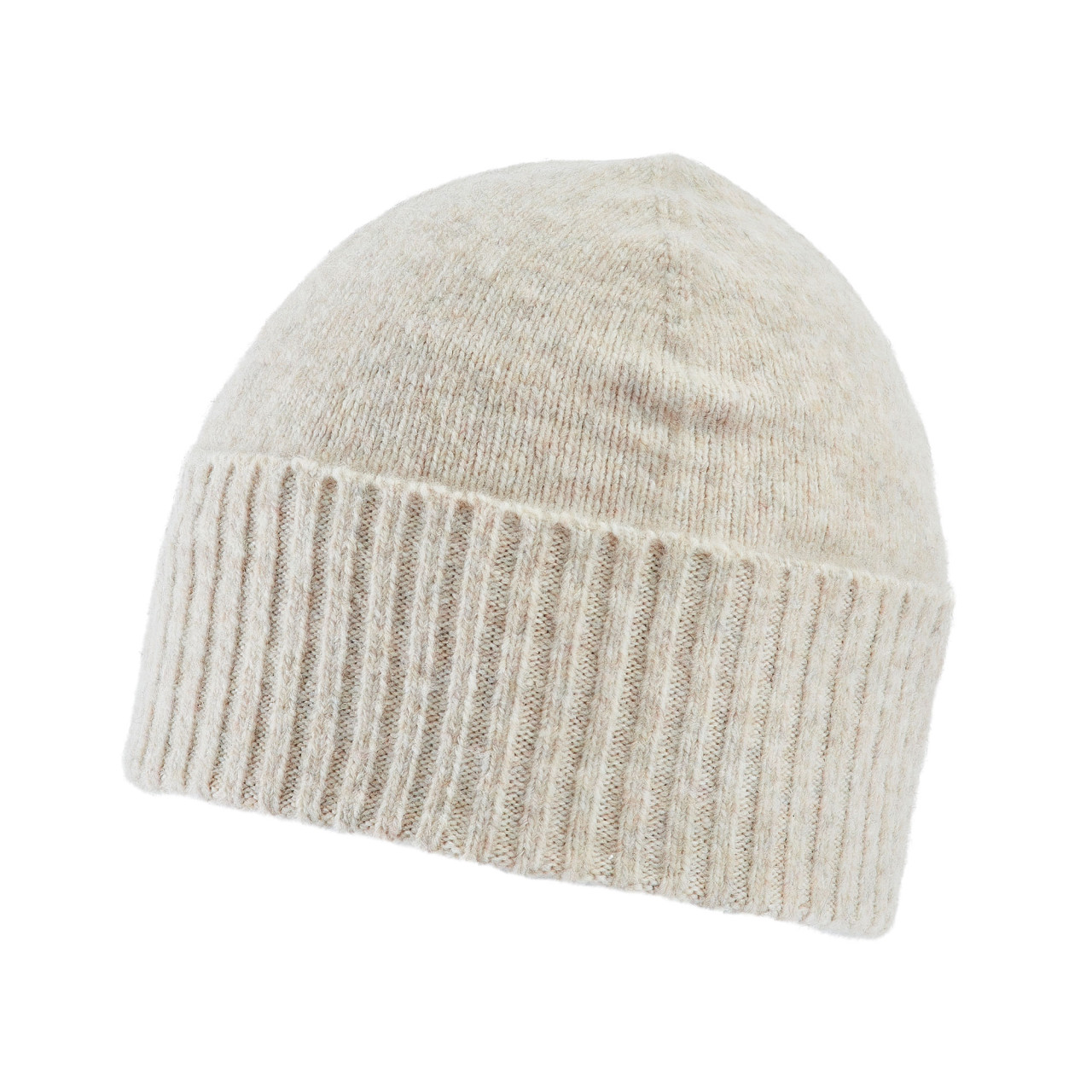 Nitzsche Accessoires Damenstrickmütze In Melange Optik Mit Umschlag