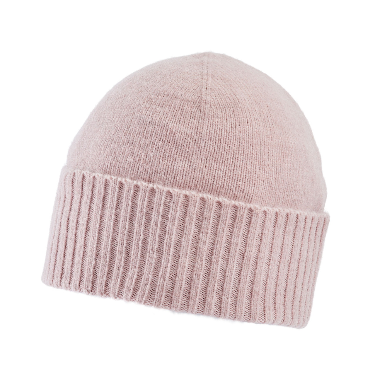 Nitzsche Accessoires Damenstrickmütze In Melange Optik Mit Umschlag