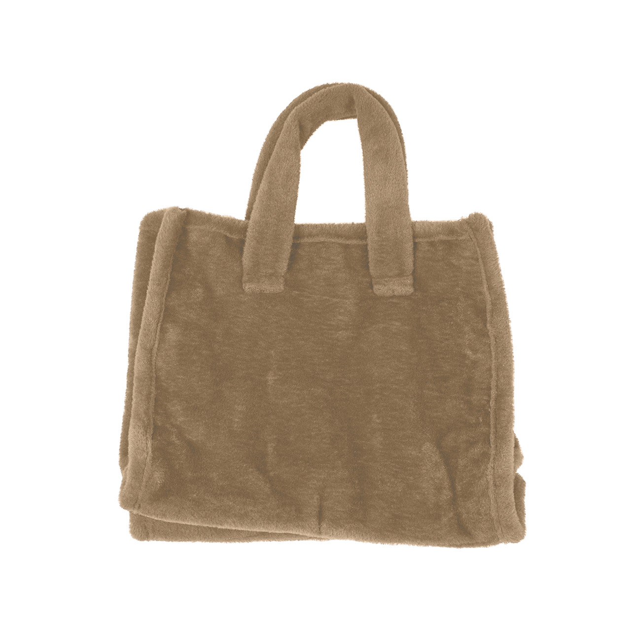 Nitzsche Accessoires Einfarbige Tasche Aus Kunstfell