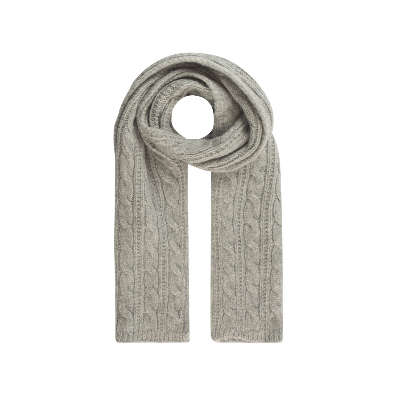 Nitzsche Accessoires Einfarbiger Winterschal Mit Zopfmuster Für Damen