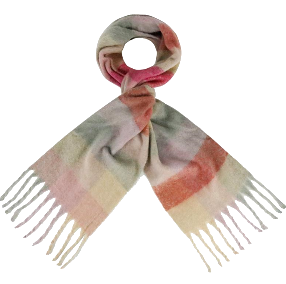 Nitzsche Accessoires Gemusterter Damenschal Mit Fransen