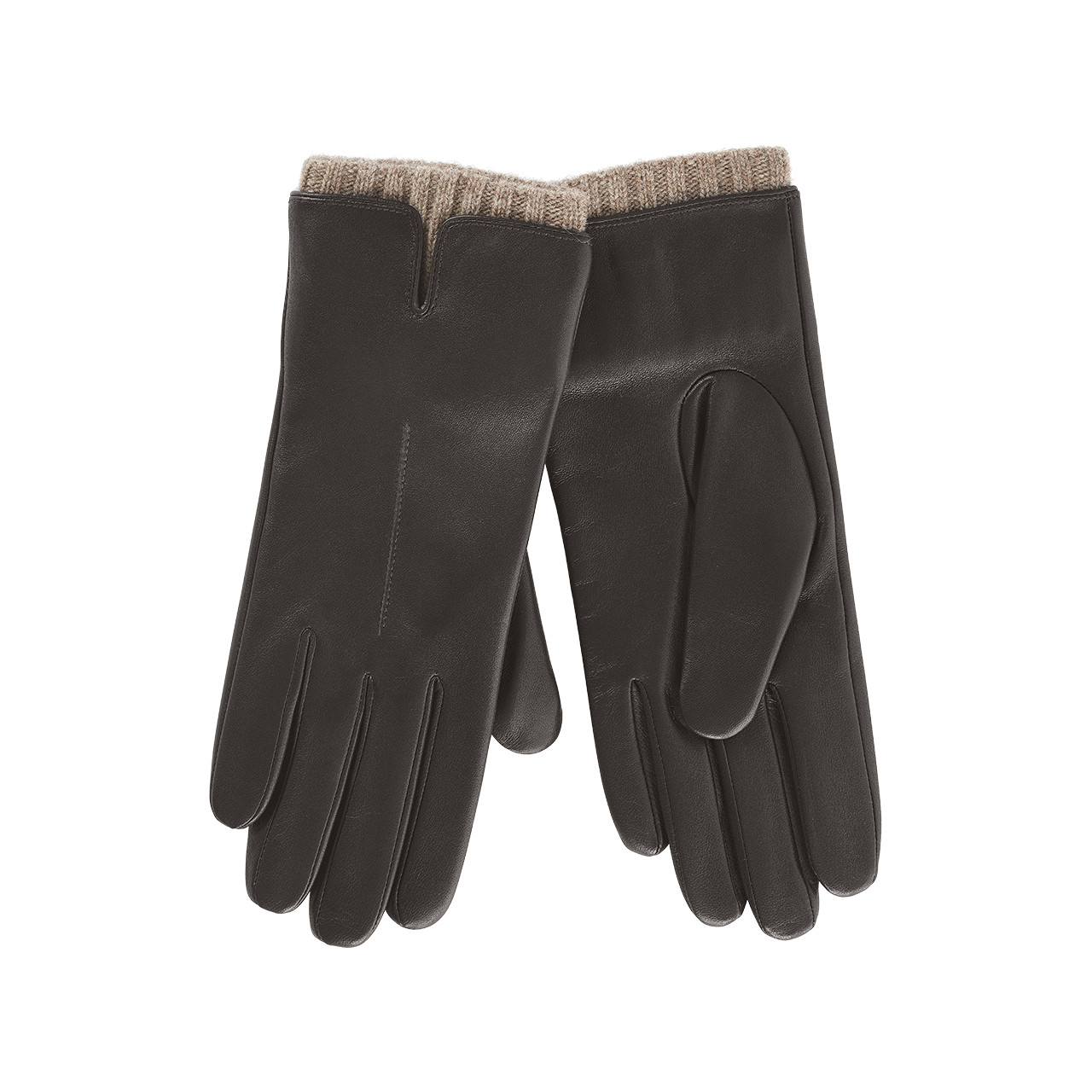 Nitzsche Accessoires Smartphone Glattleder Handschuh Für Damen Mit Stulpe