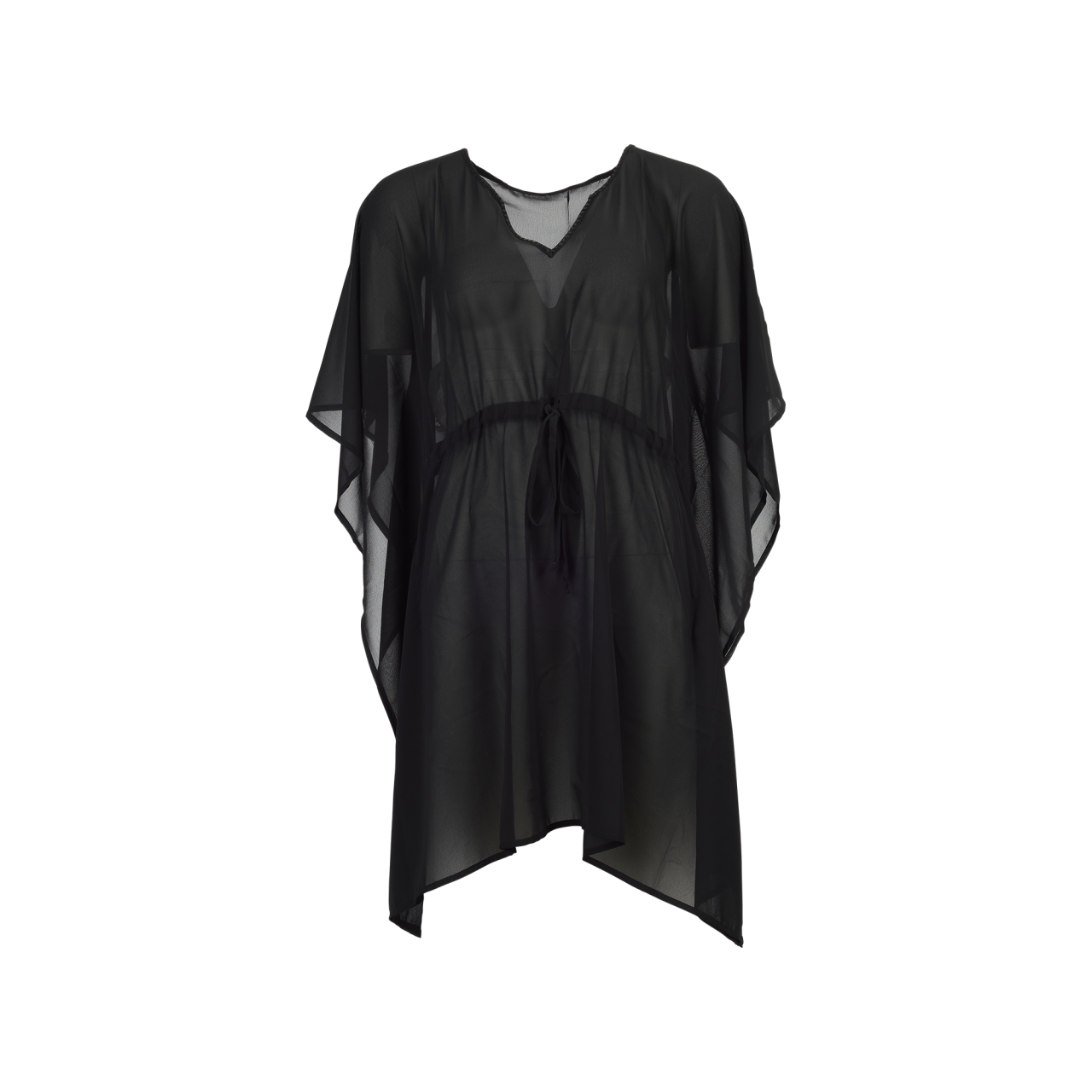 Nitzsche Accessoires Strandkleid Mit Sommerlichem Druck Mit V-Ausschnitt