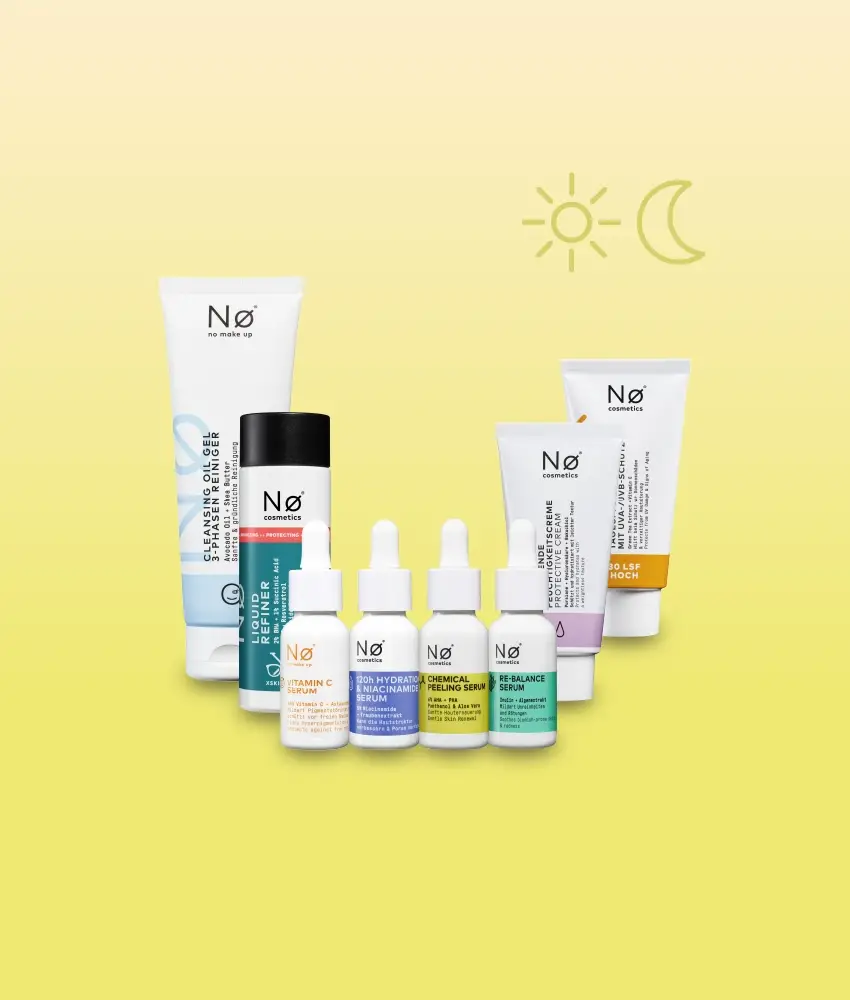 Nø Cosmetics Dehydrierte Haut mit Unreinheiten Day & Night Routine