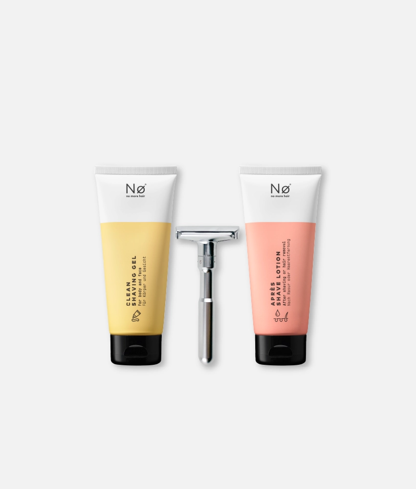 Nø Cosmetics shaved tøday Rasierset mit Rasiergel