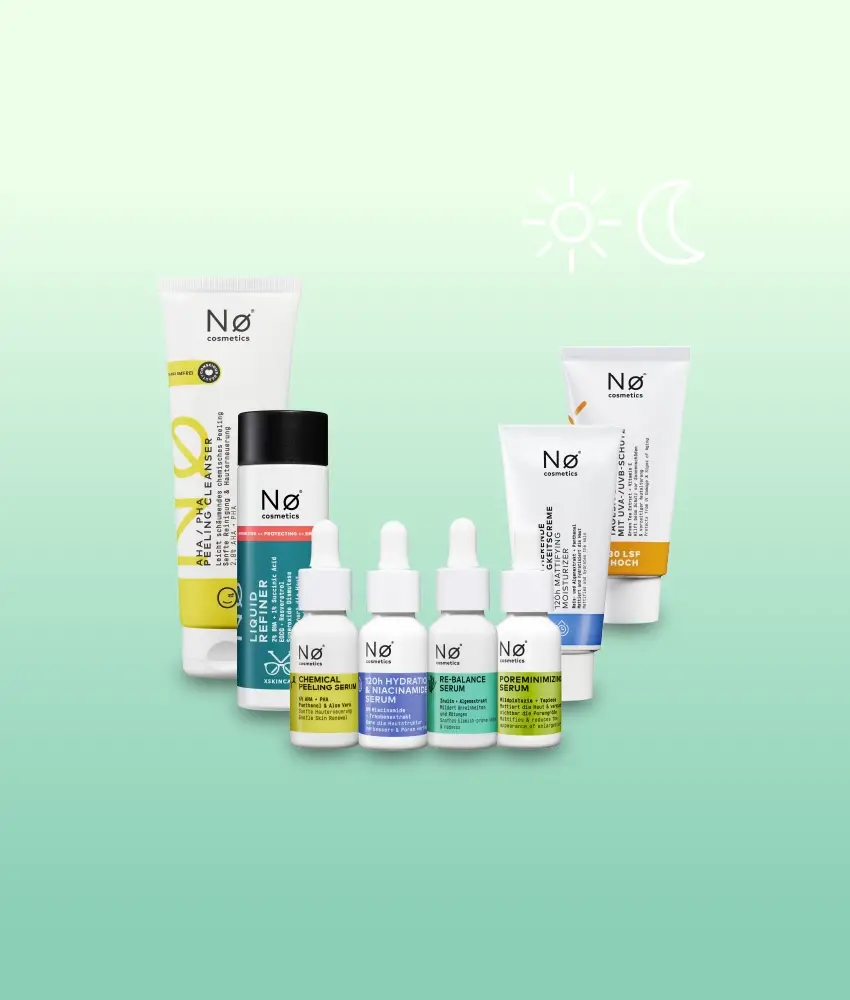 Nø Cosmetics Ölige Haut mit Unreinheiten Day & Night Routine