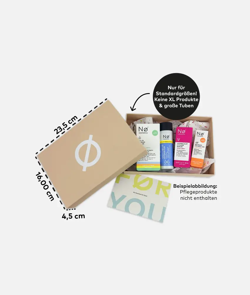 Nø Cosmetics wrapped tøday (Produkte nicht enthalten) Geschenkbox