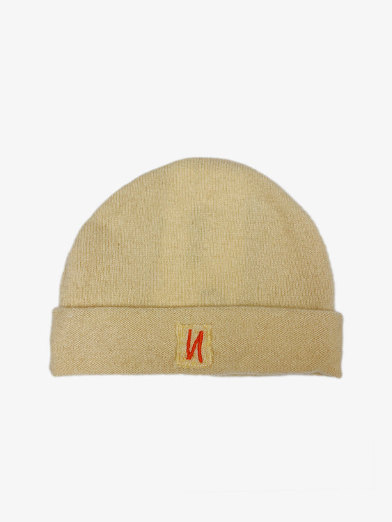 Nonoi Studio BEIGE KINDERMÜTZE "LITTLE CHICAGO" AUS KASCHMIR