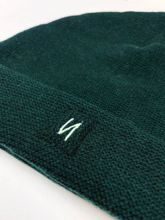 Nonoi Studio DUNKEGRÜNE MÜTZE "SAO PAOLO" AUS WOLLE // UNISEX