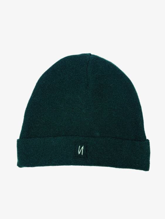 Nonoi Studio DUNKEGRÜNE MÜTZE "SAO PAOLO" AUS WOLLE // UNISEX