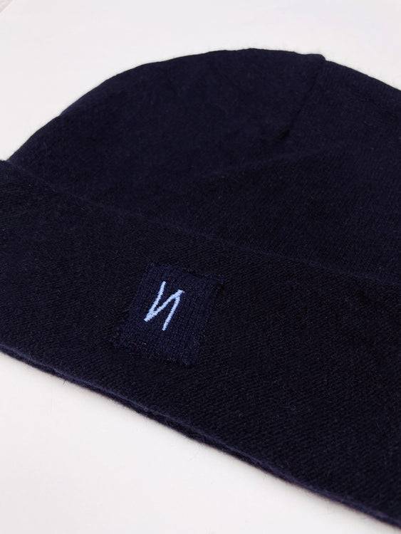 Nonoi Studio DUNKELBLAU MÜTZE "HANOI" AUS WOLLE // UNISEX